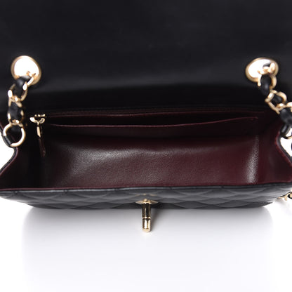 Chanel Lambskin Quilted Mini Rectangular Flap Black 5 of 12