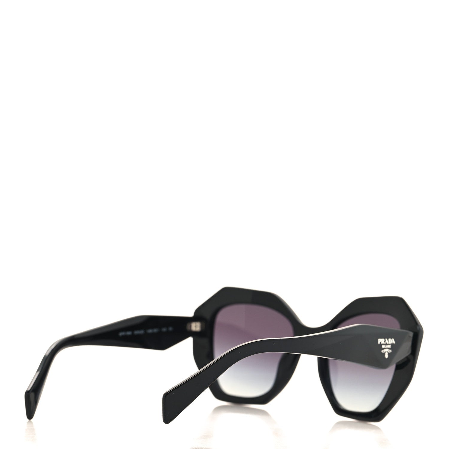 Prada Sunglasses SPR 16W Black 4 of 7
