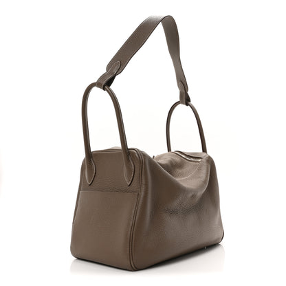Hermes Taurillon Clemence Lindy 34 Etoupe 3 of 10