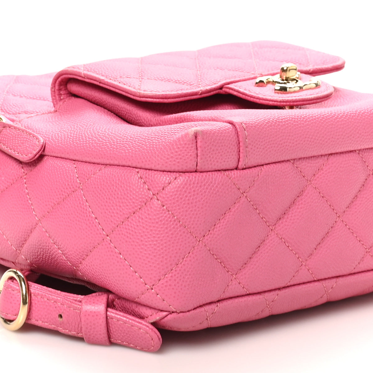 Caviar Quilted Small CC Day Backpack Pink