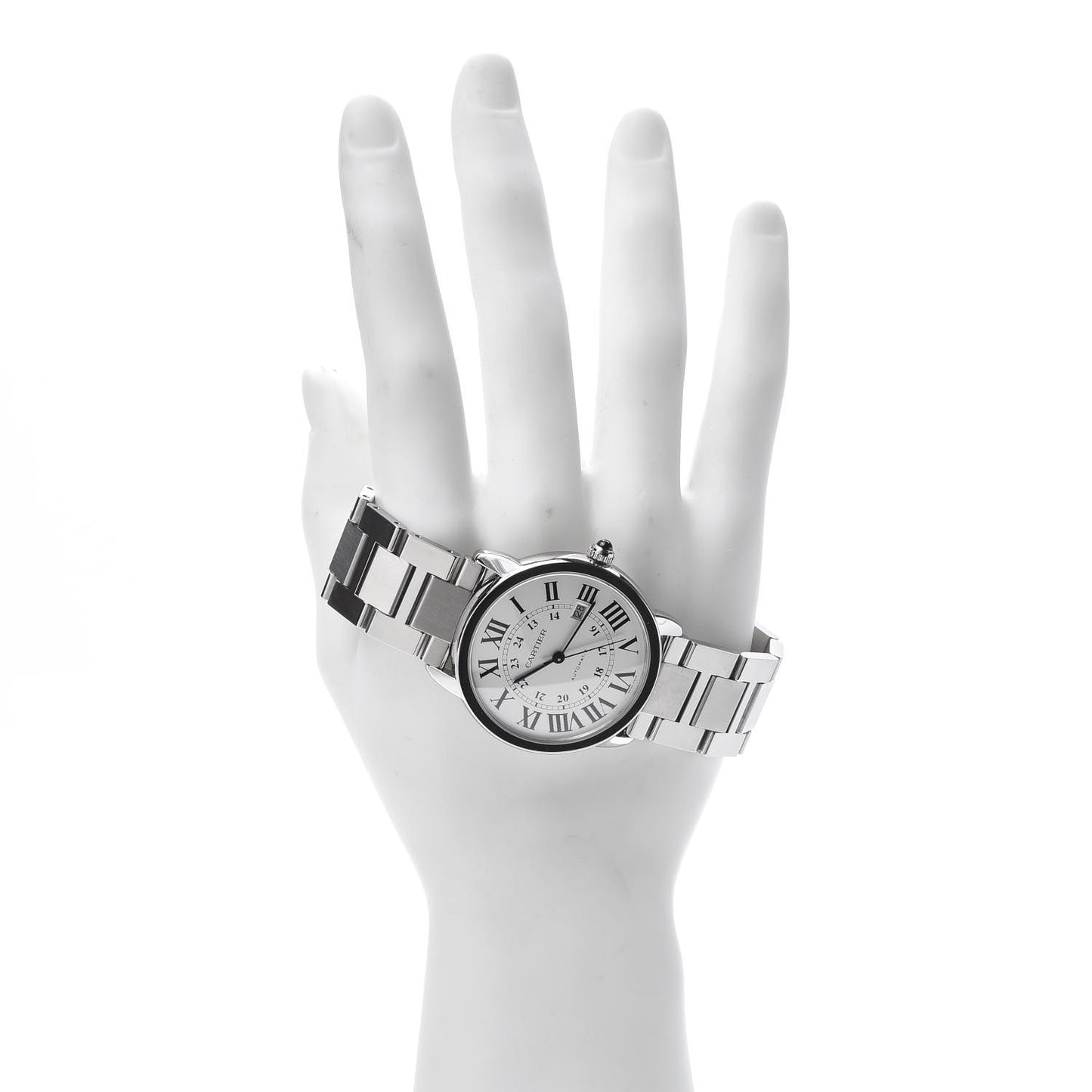 Stainless Steel 42mm Ronde Solo Automatic Watch