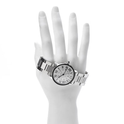 Cartier Stainless Steel 42mm Ronde Solo Automatic Watch 2 of 5