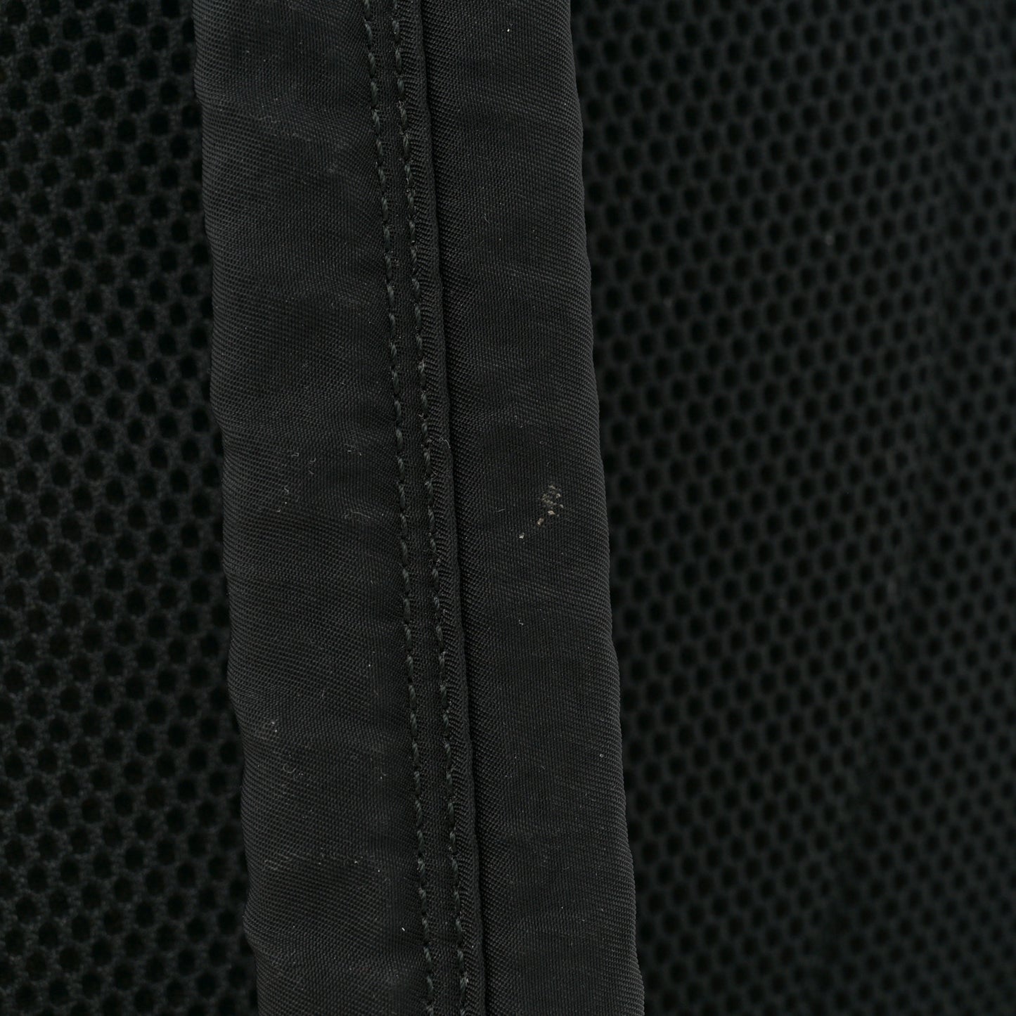 Nylon Twill 80s Logo Patch Backpack Black