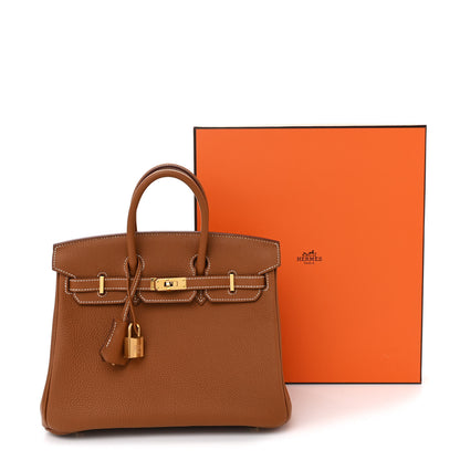 Hermes Togo Birkin 25 Gold 12 of 12