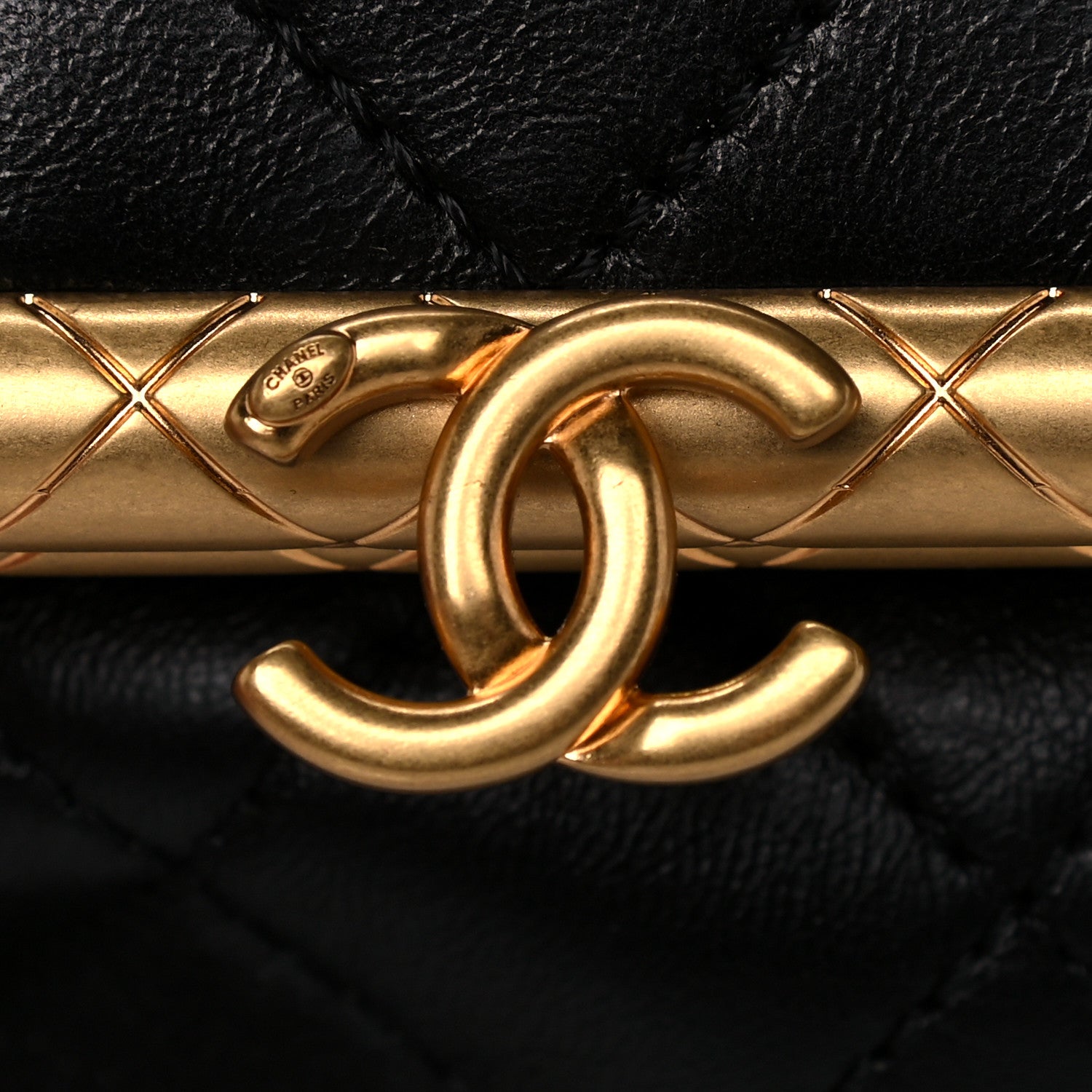 Chanel Lambskin Quilted Small My Crush Bag Black 9 of 10