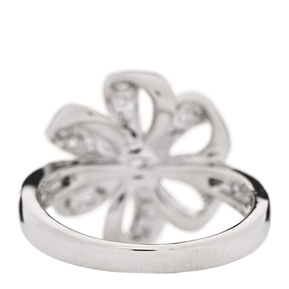 Parker & West by FASHIONPHILE Platinum Diamond Bow Ring 52 6 3 of 6
