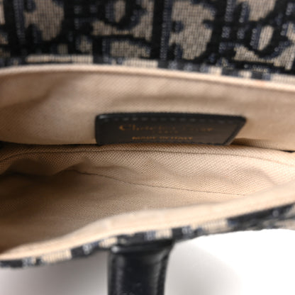 Christian Dior Oblique Mini Saddle Bag Blue 8 of 19