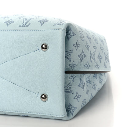 Louis Vuitton Mahina Carmel Hobo Bag Denim Blue 8 of 8