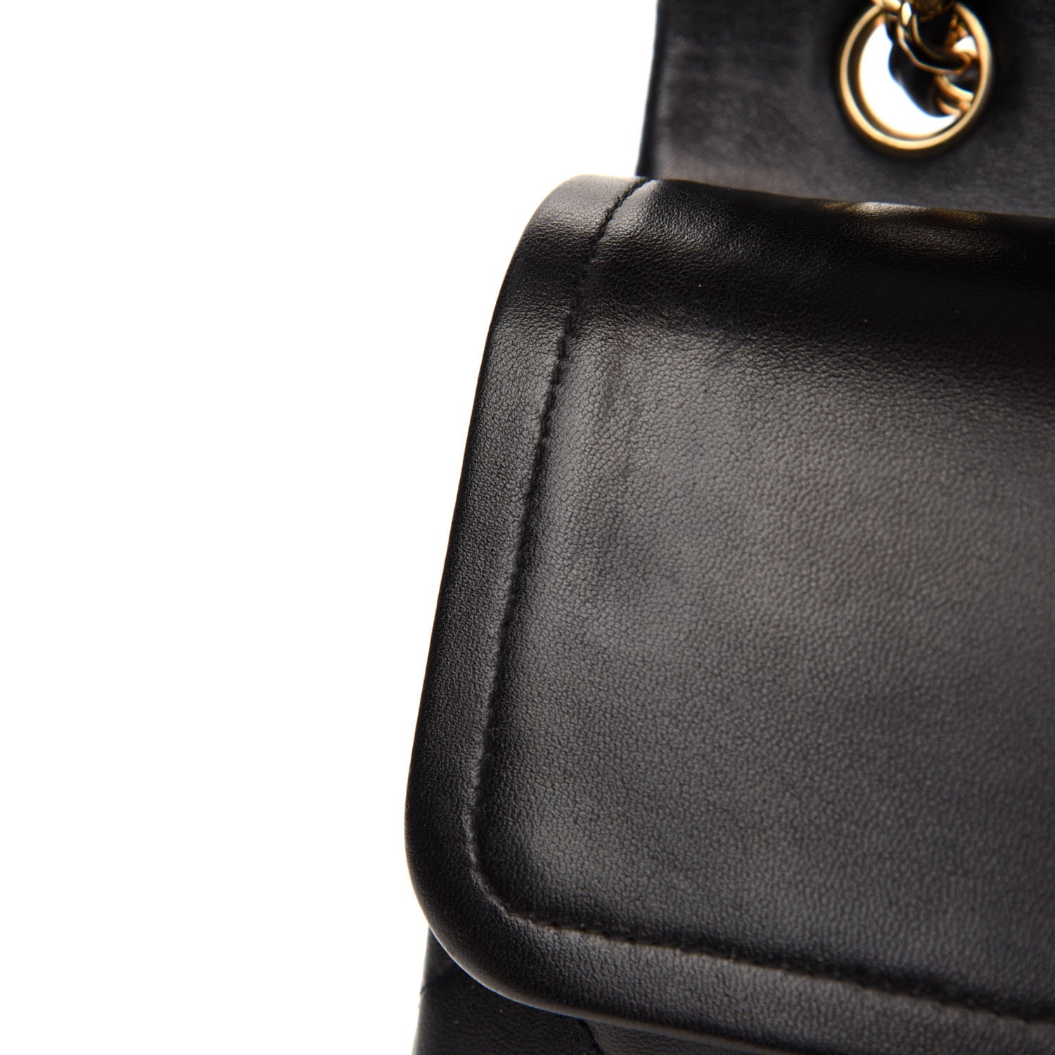Chanel Lambskin Quilted Jumbo Double Flap Black 11 of 17
