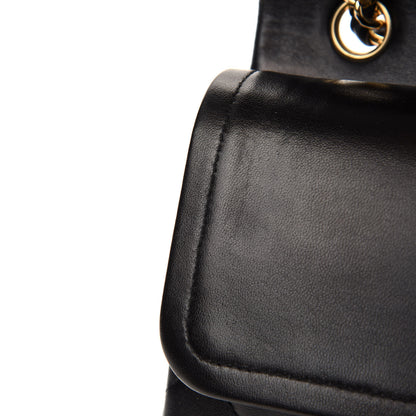 Chanel Lambskin Quilted Jumbo Double Flap Black 11 of 17