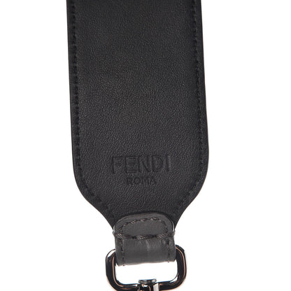 Fendi Calfskin FF Embossed Mini Strap You Grey 4 of 5