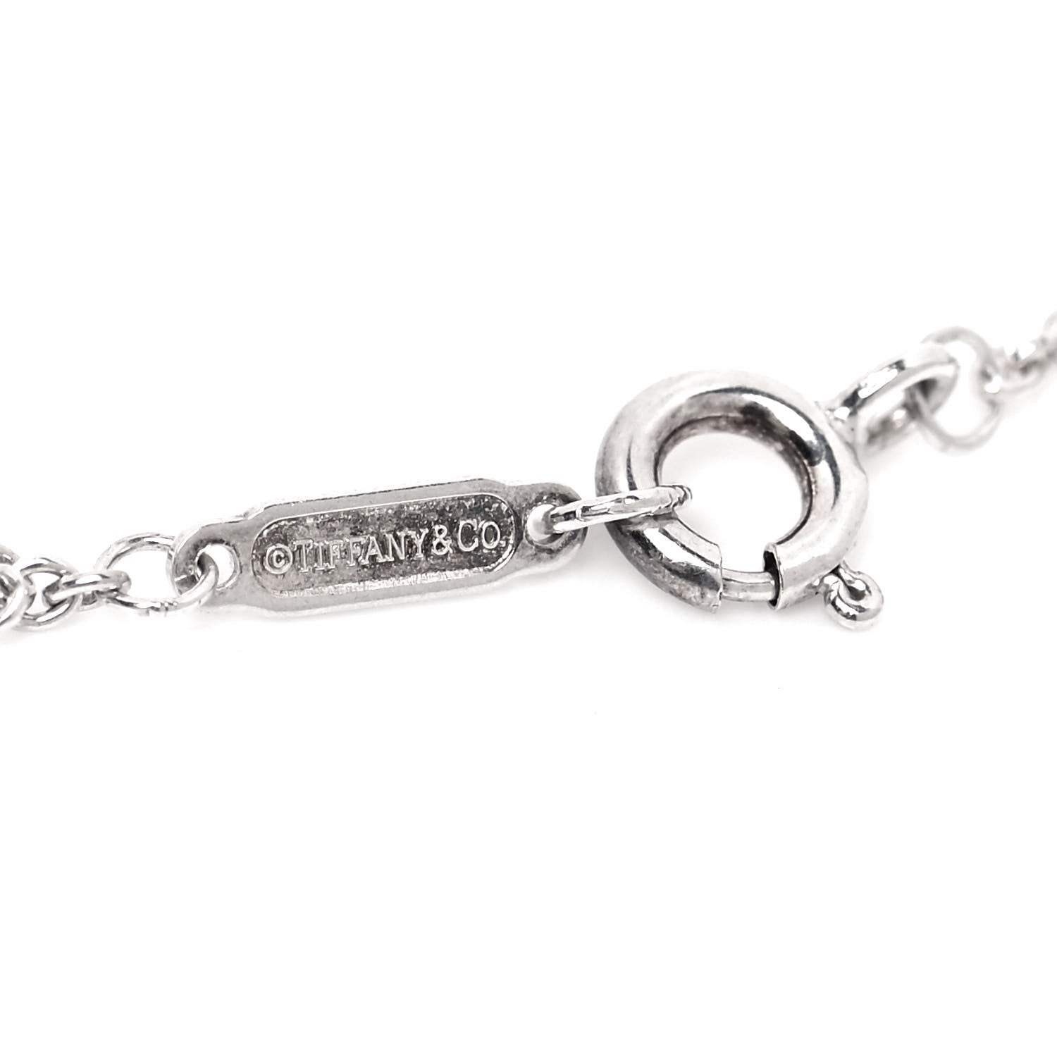 Tiffany Sterling Silver Enamel Love Notes Charm Bracelet Blue 4 of 5