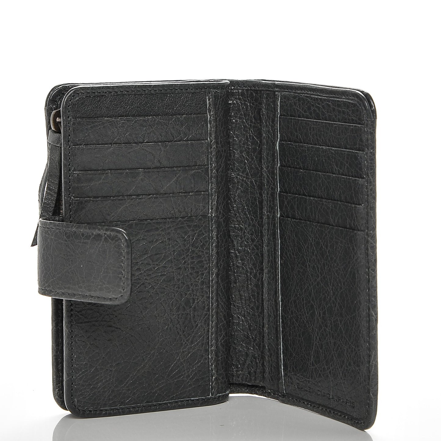 Agneau Classic Hardware Continental Zip Around Wallet Gris Tarmac
