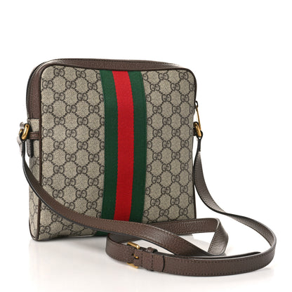 Gucci GG Supreme Monogram Web Small Ophidia Messenger Bag Brown 3 of 10