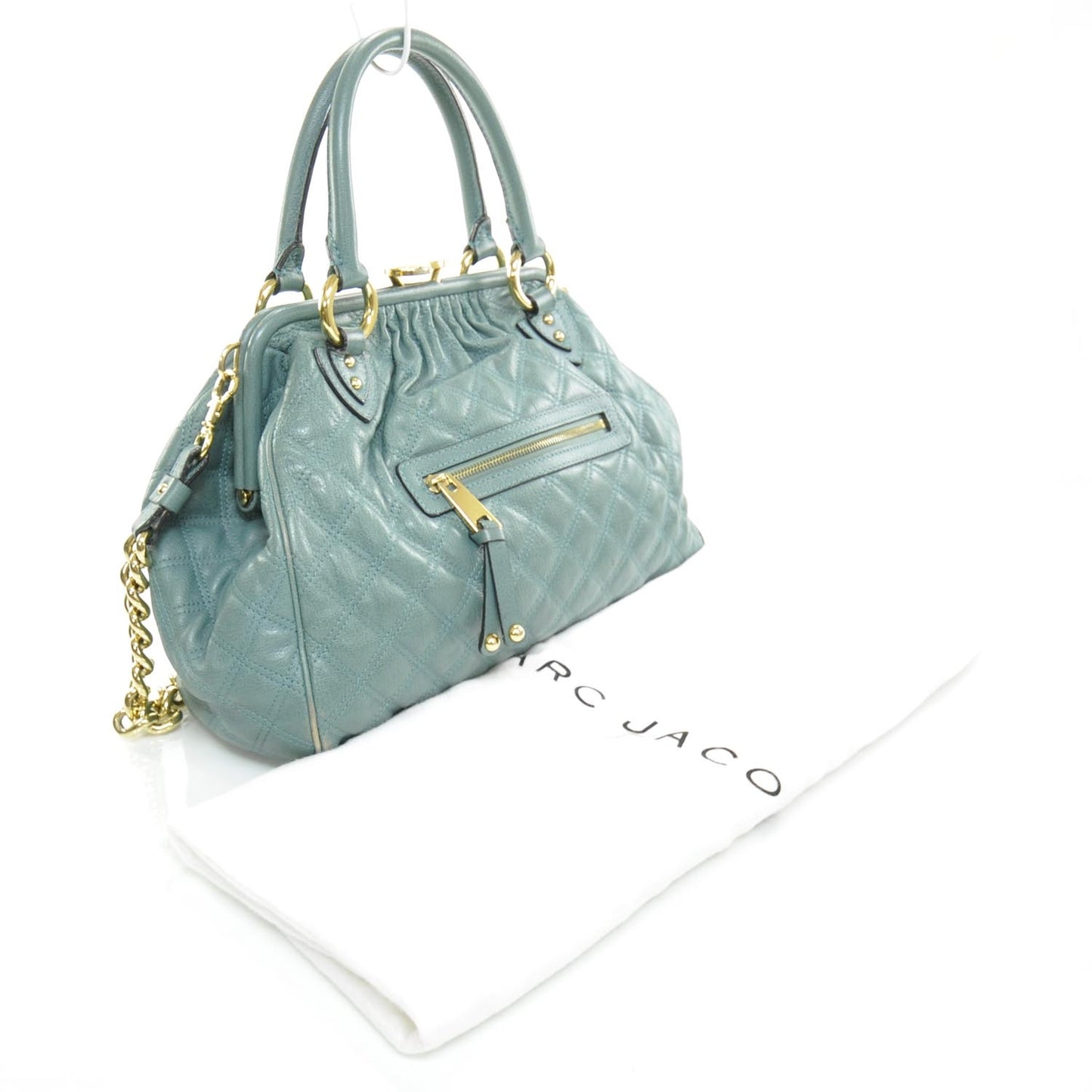 Quilted Leather Stam Topaz