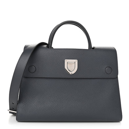 Christian Dior Grained Calfskin Diorever Flap Grey 1 of 9
