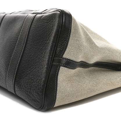 Hermes Buffle Skipper Toile Garden Party 36 MM Tote Black 10 of 10