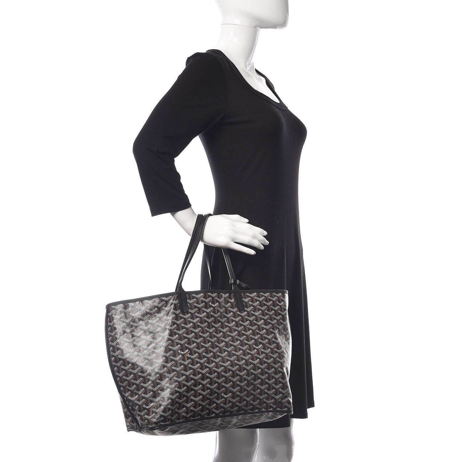 Goyard Goyardine Reversible Anjou PM Black 3 of 13