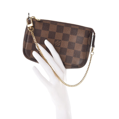 Louis Vuitton Damier Ebene Mini Pochette Accessories 2 of 10
