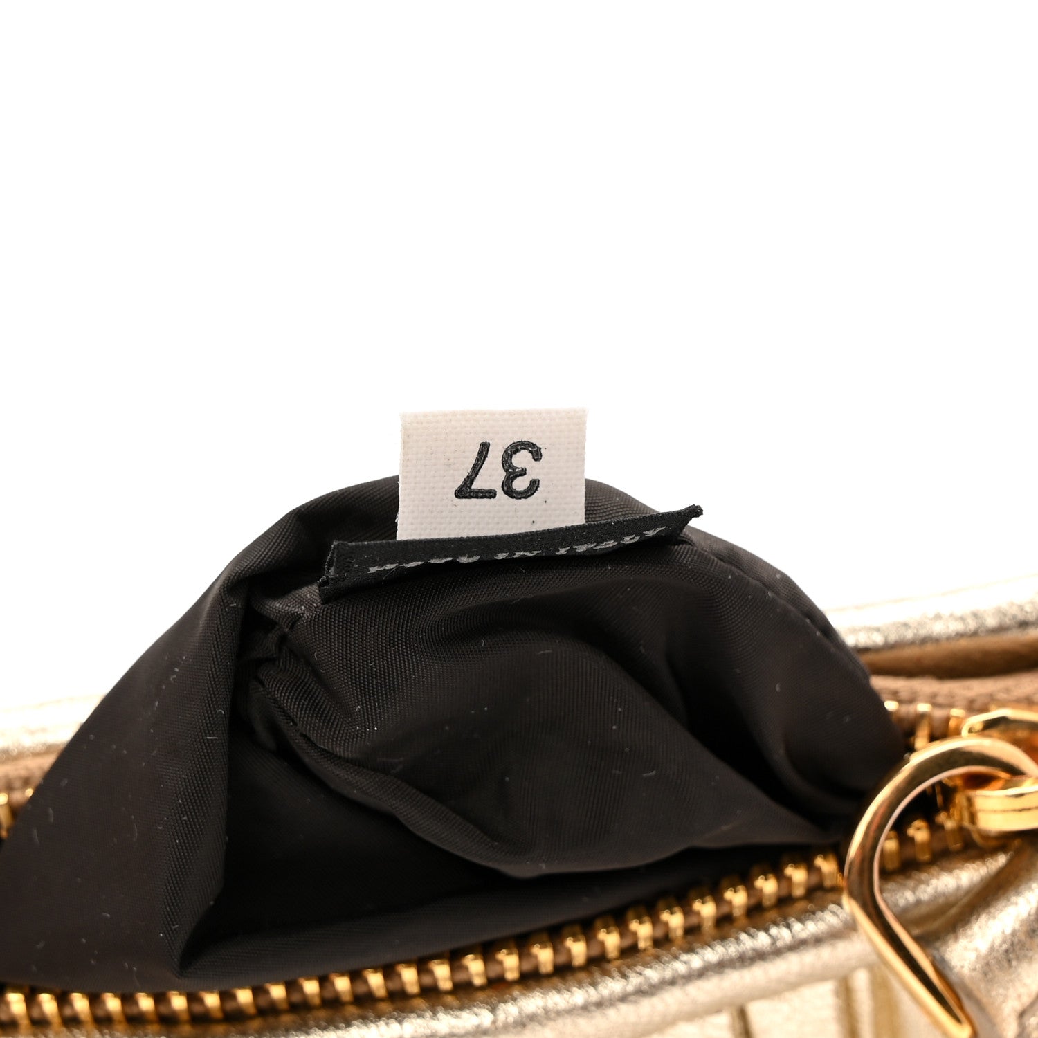 Miu Miu Metallic Nappa Plisse Long Clutch Gold 8 of 10