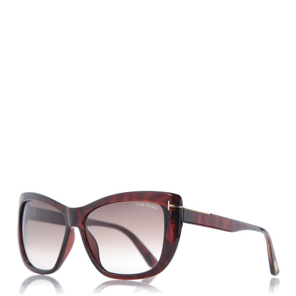 Tom Ford Lindsey Cat Eye TF434 Sunglasses Tortoise 1 of 9