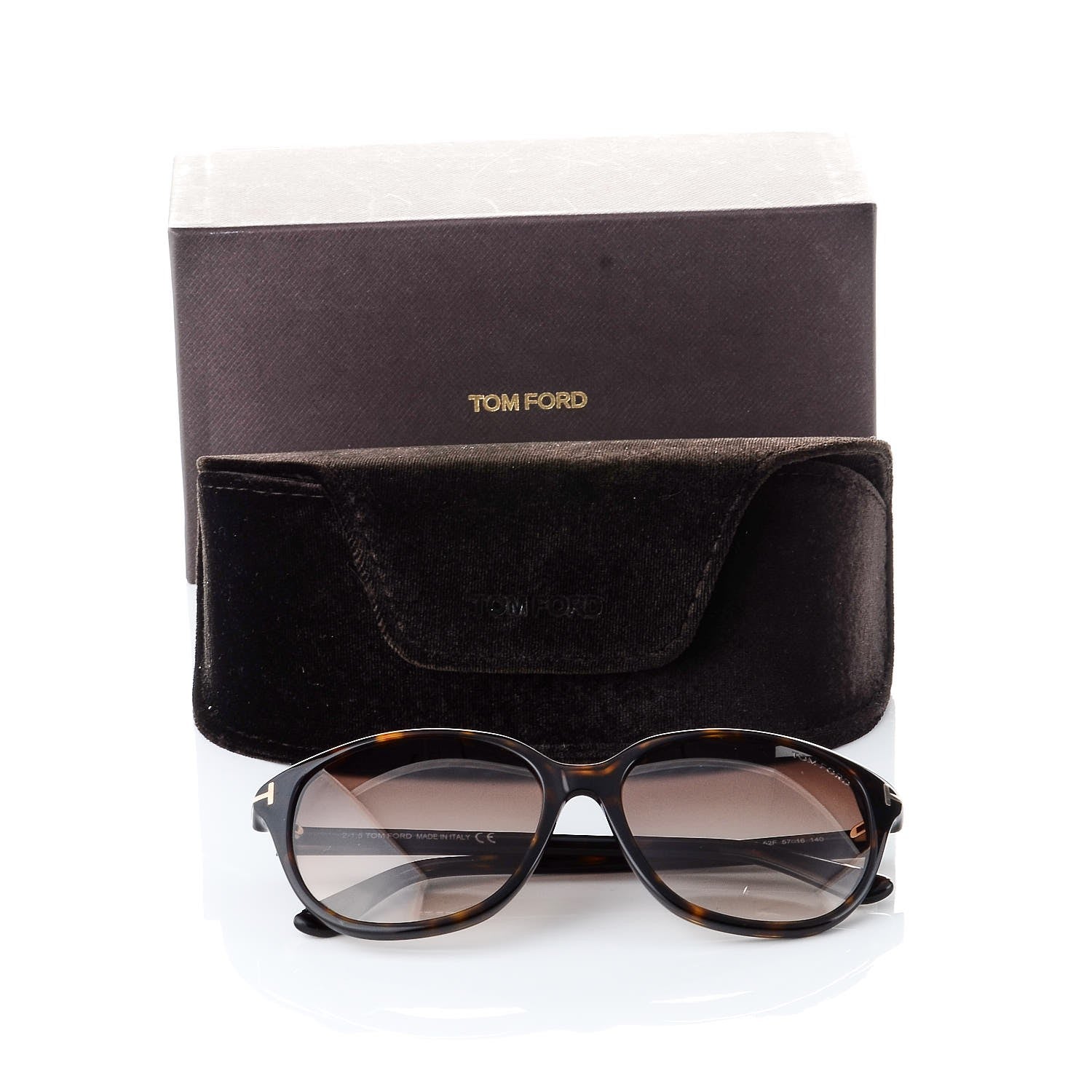 Tom Ford Karmen Sunglasses TF329 Havana 8 of 8