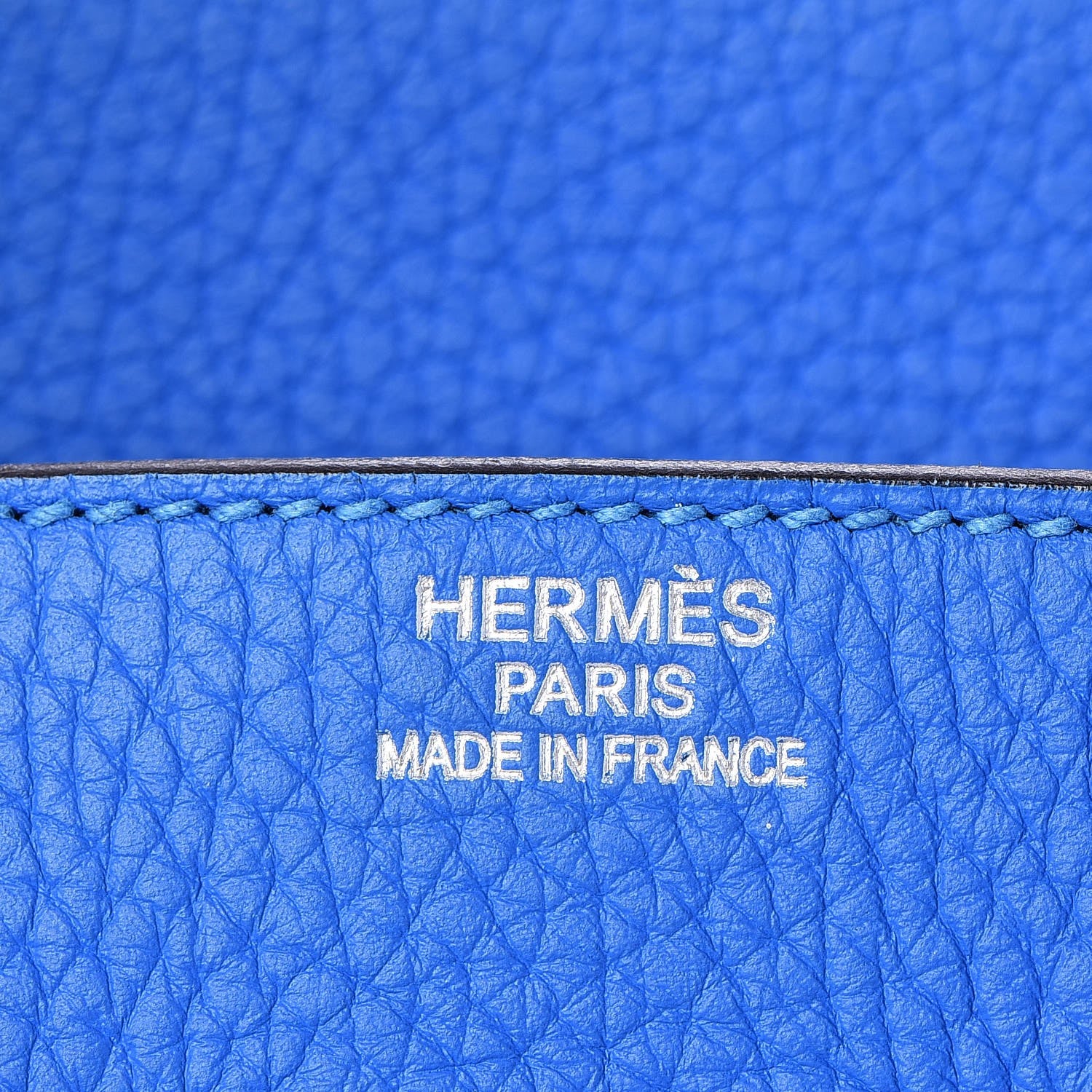 Hermes Taurillon Clemence Birkin 35 Bleu Hydra 18 of 33