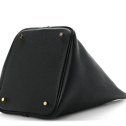 Hermes Taurillon Clemence Picotin Lock 22 MM Black 10 of 14