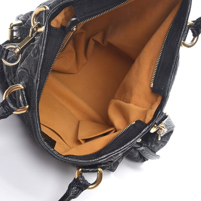 Louis Vuitton Denim Neo Cabby GM Black 6 of 8