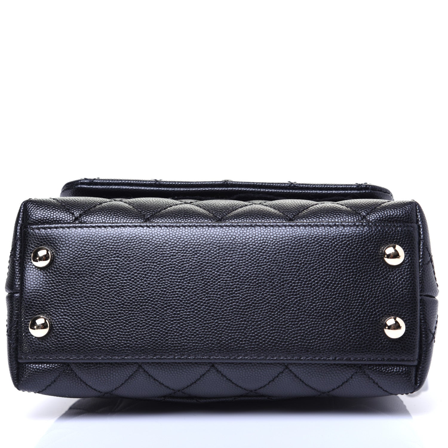 Chanel Caviar Quilted Extra Mini Coco Handle Flap Black 10 of 13