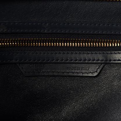 Celine Nubuck Smooth Calfskin Mini Tri-Color Luggage Marron 12 of 14