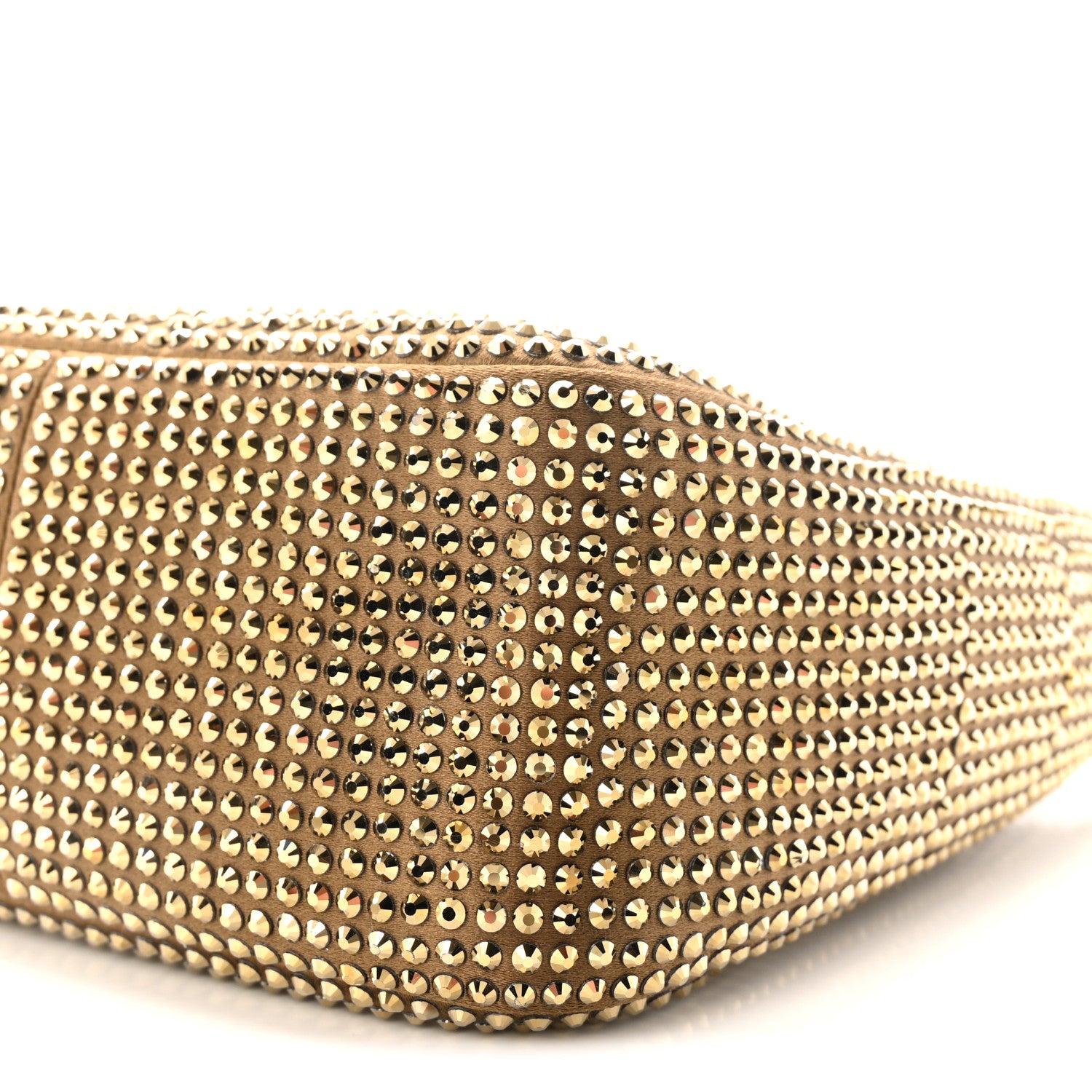 Saint Laurent Satin Crystal Baby Le 5 A 7 Supple Hobo Astres