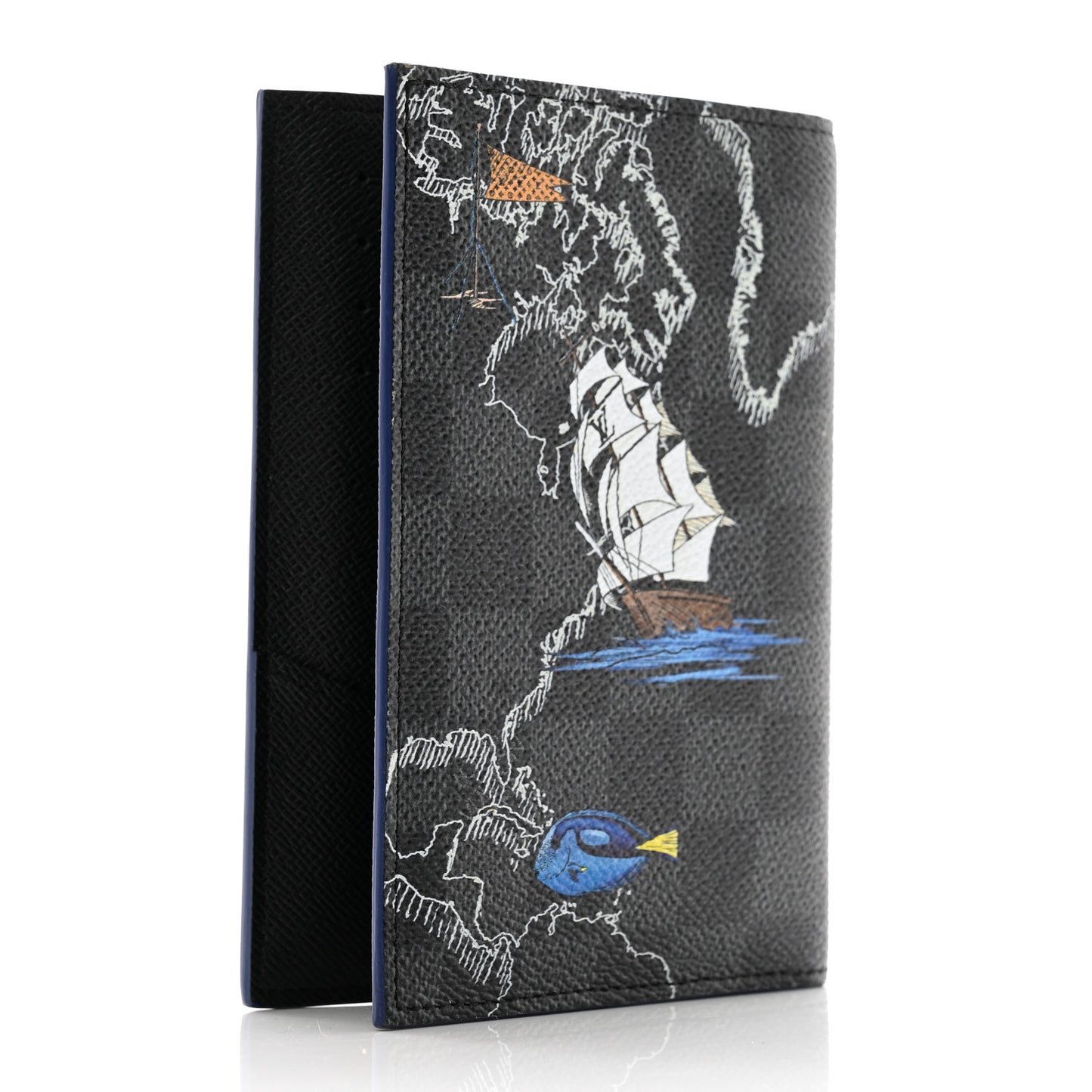 Damier Graphite Map Passport Cover