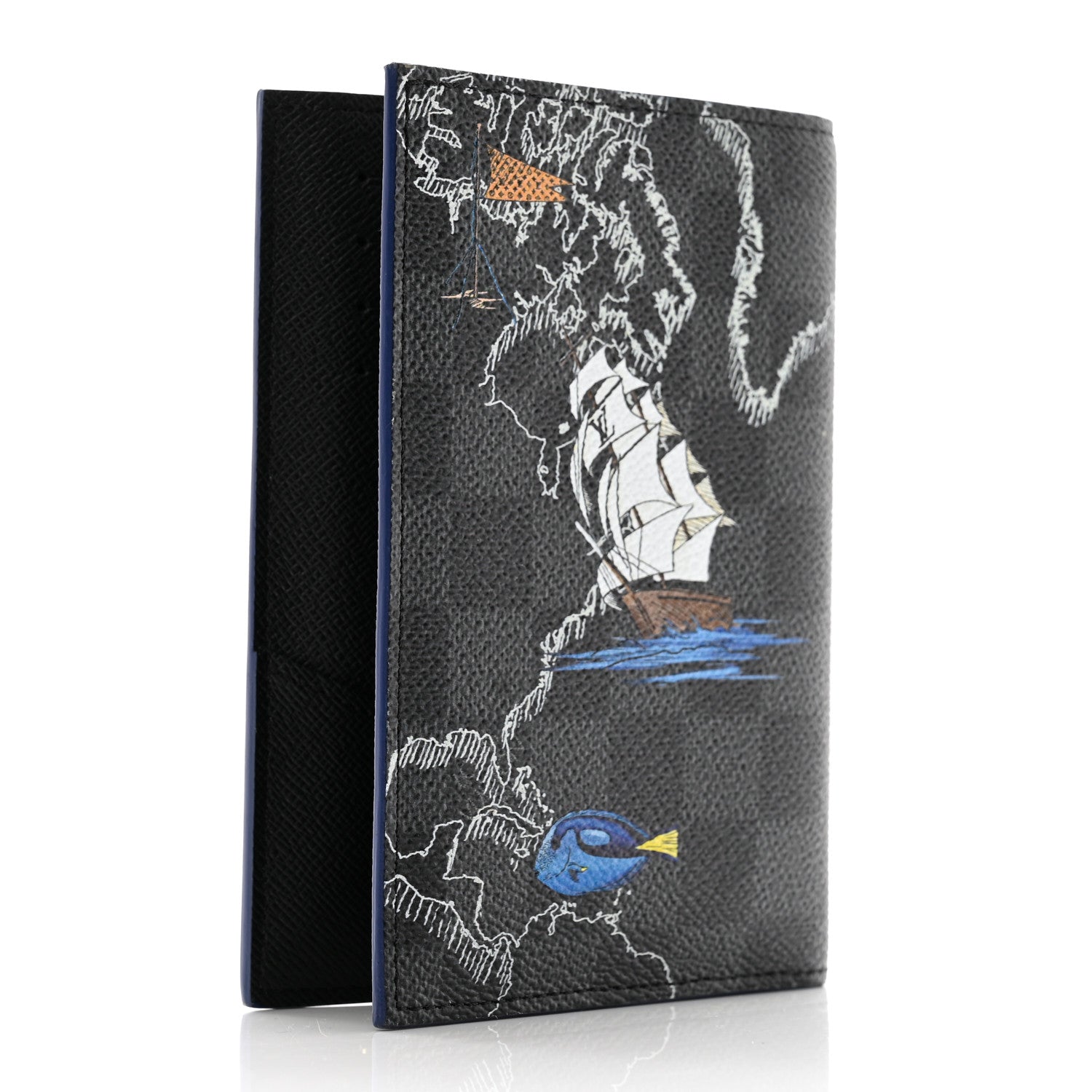 Louis Vuitton Damier Graphite Map Passport Cover 3 of 7