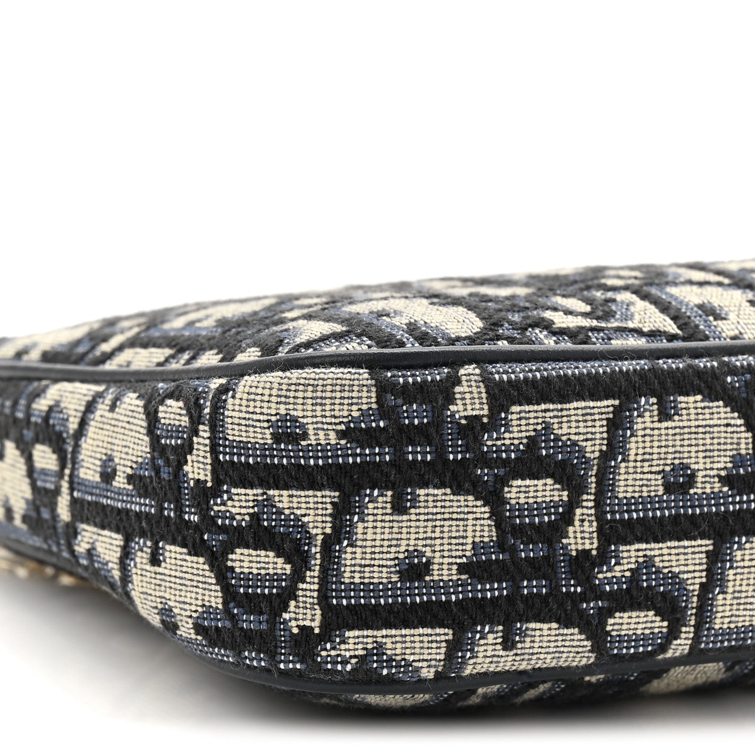 Christian Dior Oblique 30 Montaigne Pouch With Chain Blue 9 of 11