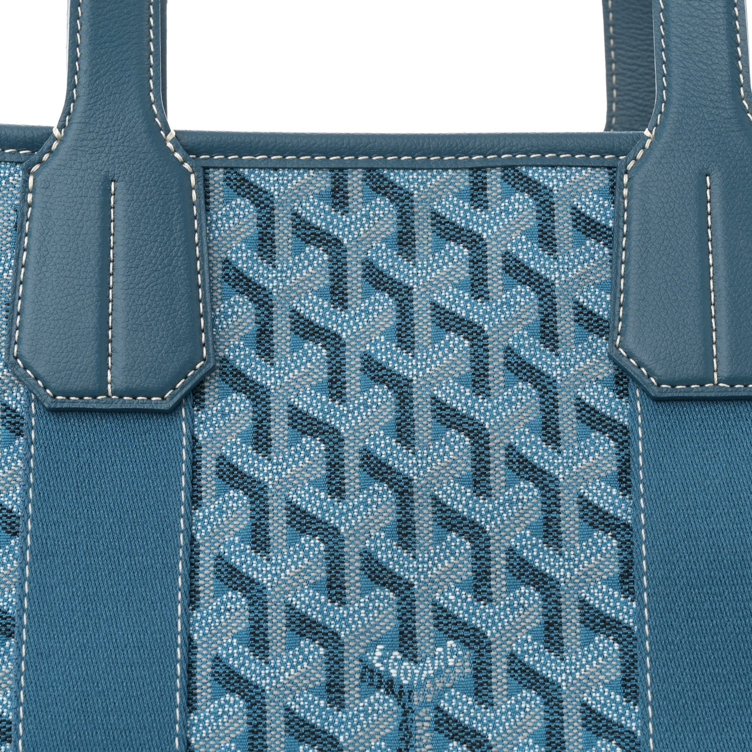 Goyard Goyardine Villette PM Tote Ocean Blue 8 of 12