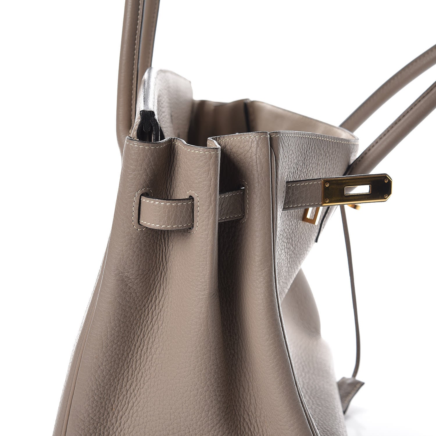Hermes Taurillon Clemence Birkin 35 Gris Tourterelle 8 of 48