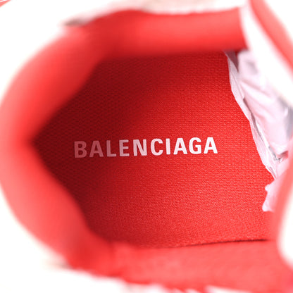 Balenciaga Mesh Rubber Bi-Color Mens Runner Sneakers 41 Red White 8 of 9