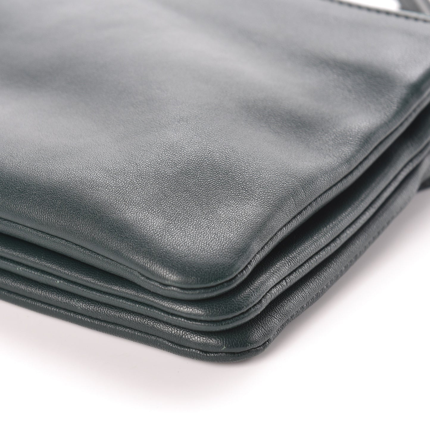 Lambskin Small Trio Crossbody Bag Dark Green