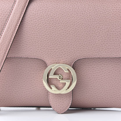 Gucci Dollar Calfskin Interlocking G Top Handle Shoulder Bag Soft Pink 10 of 10