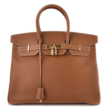 Hermes Courchevel Birkin 35 Gold 1 of 35