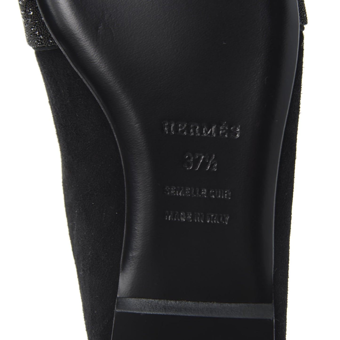 Suede Goatskin Crystal Roxane Mules 37.5 Black