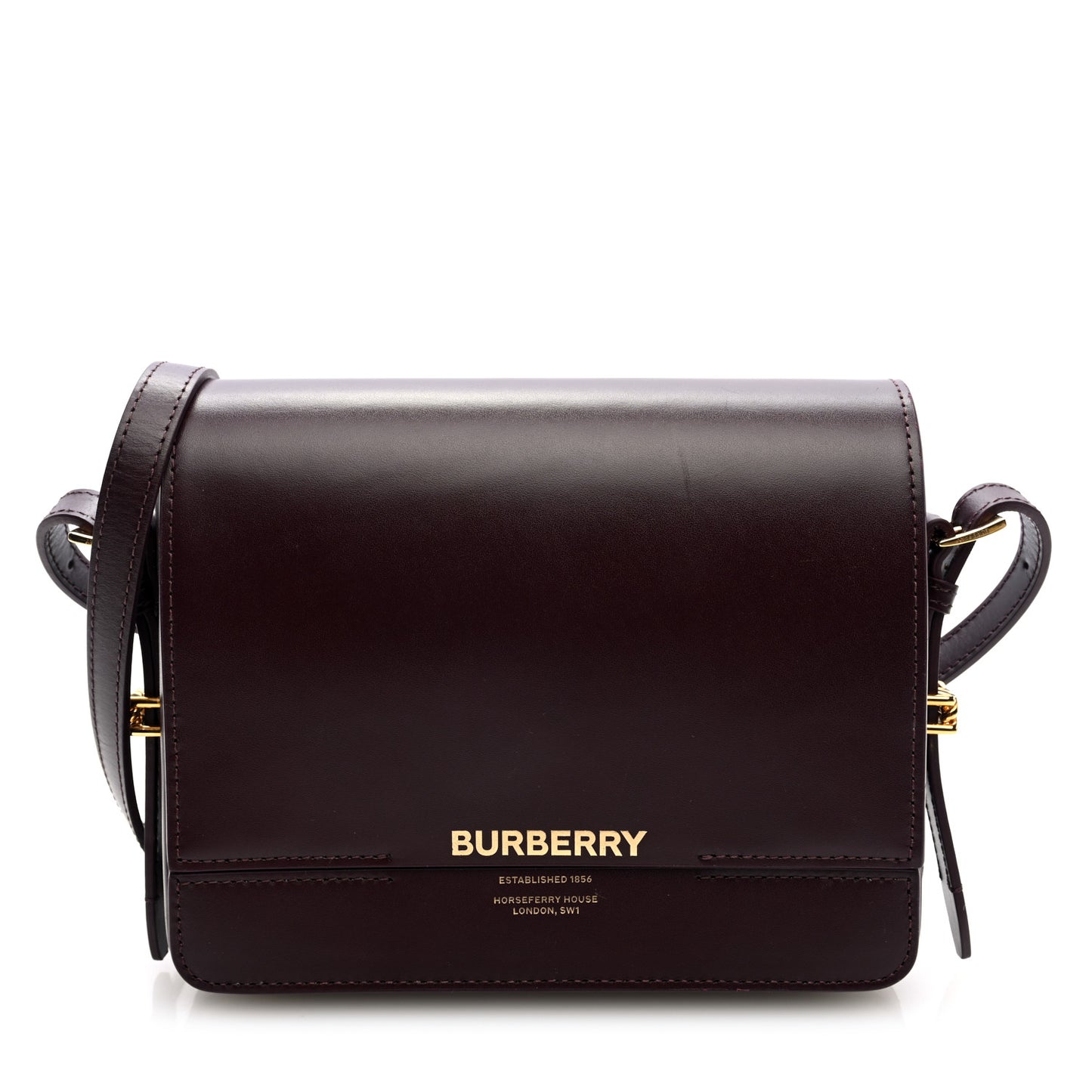 Smooth Calfskin Small Grace Bag Oxblood