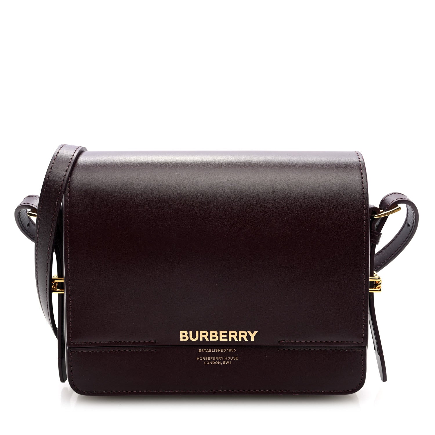 Burberry Smooth Calfskin Small Grace Bag Oxblood 1 of 9