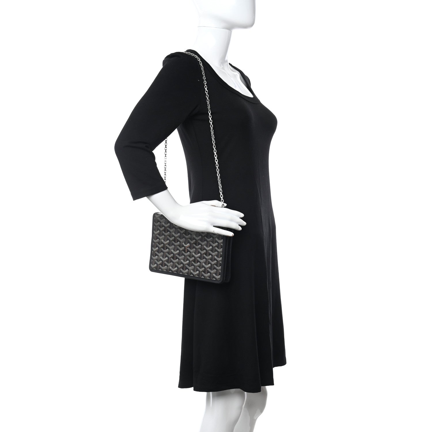 Goyard Goyardine Alexandre III Bag Black 2 of 8