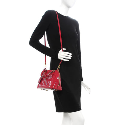 Louis Vuitton Vernis Alma BB Rose Indien 2 of 7