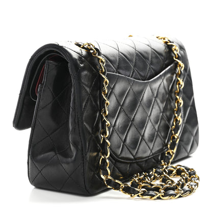 Chanel Lambskin Quilted Small Double Flap Black 3 of 12