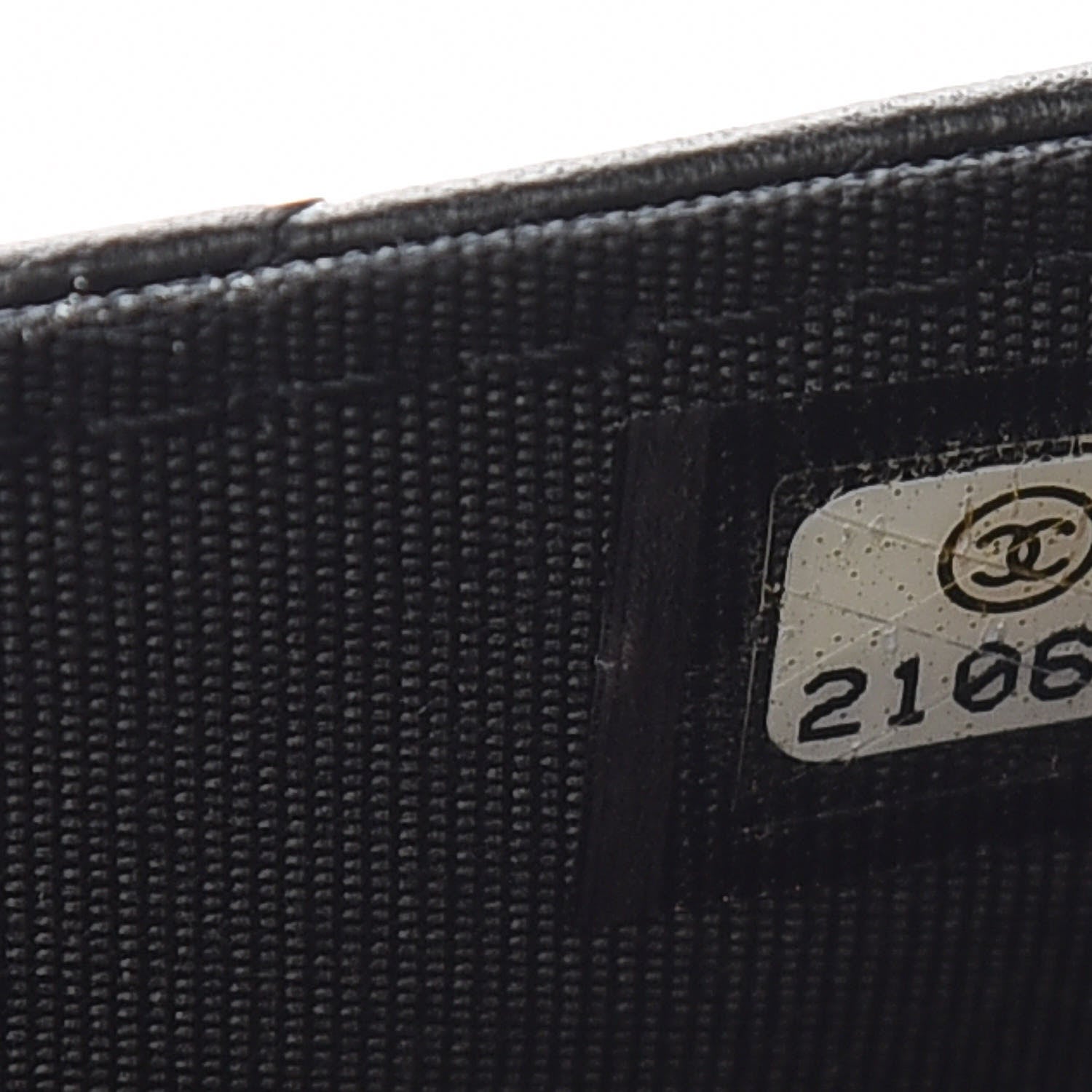 Chanel Lambskin Quilted Boy Wallet On Chain WOC Black 10 of 12