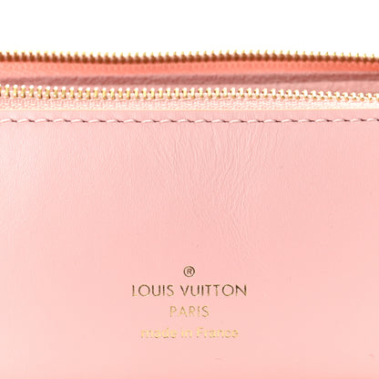 Louis Vuitton Damier Azur Elizabeth Pencil Pouch Rose Ballerine 6 of 7