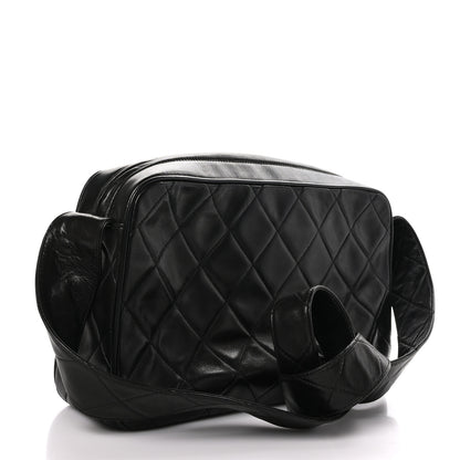 Chanel Lambskin Quilted Tassel Camera Case Black 3 of 10